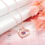 Embrace Eternal Love – Twisted Heart Birthstone Necklace – For Your Beloved on Special Moments - Image 6