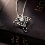 Embrace Faith and Love – Custom Birthstone Necklace with Heart & Cross – For Cherished Family Bonds - Image 6