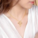 Embrace Faith and Love – Custom Birthstone Necklace with Heart & Cross – For Cherished Family Bonds - Image 8