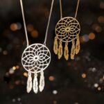 Embrace Sweet Dreams – Dreamcatcher Necklace with Custom Name Feathers – A Loving Gift for Your Children - Image 6