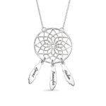 Personalized dreamcatcher necklace for children