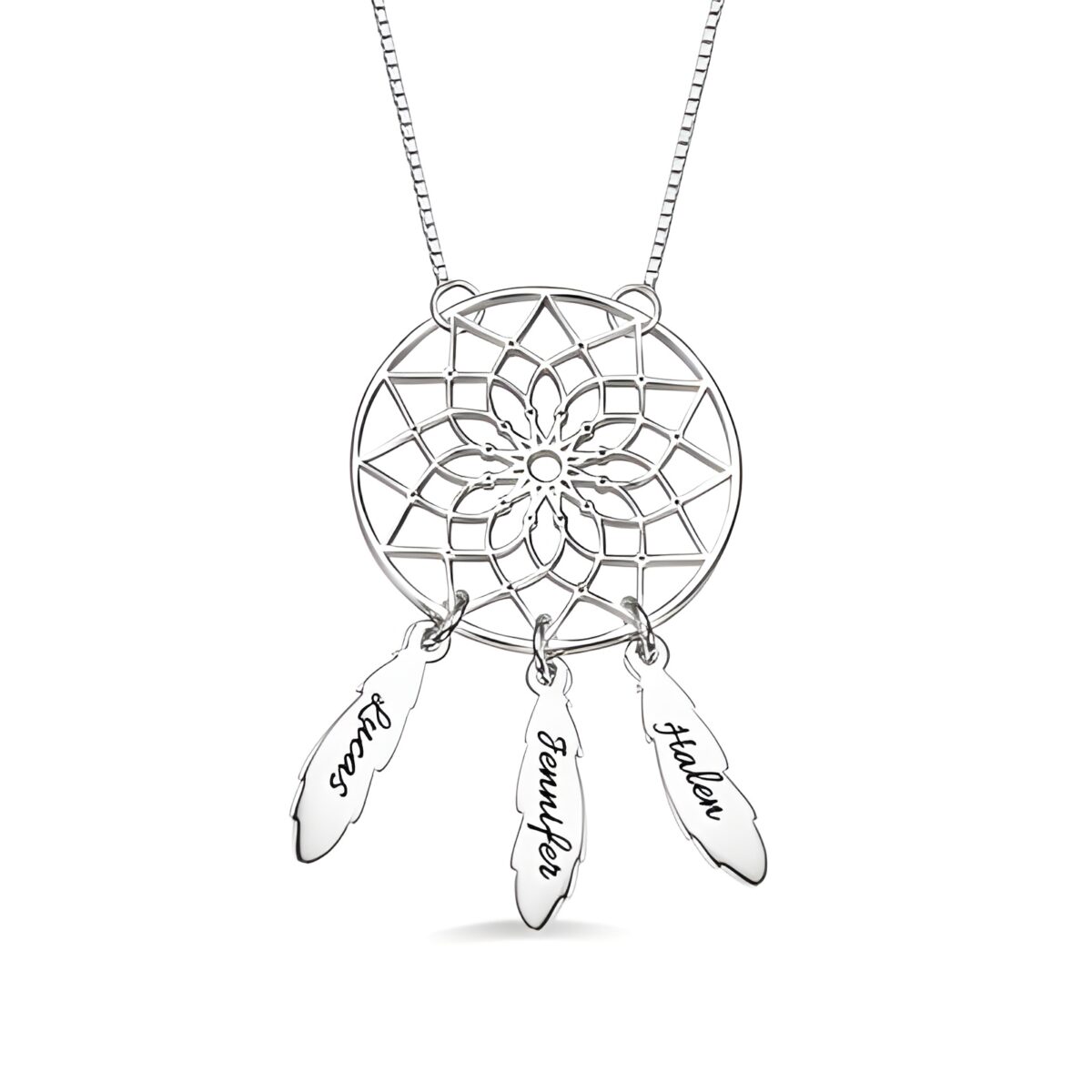 Personalized dreamcatcher necklace for children