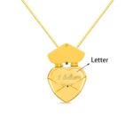 Carry Your Heart's Whisper – Heart Envelope Locket Necklace – For Moments That Matter - Image 2