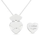 Carry Your Heart's Whisper – Heart Envelope Locket Necklace – For Moments That Matter - Image 6