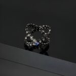 Embrace Eternal Bonds – X Shape Birthstone Ring – Celebrate Sisterhood and Love - Image 2