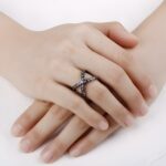 Embrace Eternal Bonds – X Shape Birthstone Ring – Celebrate Sisterhood and Love - Image 5