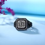 Embrace Timeless Elegance – Engraved Vine Monogram Ring – A Cherished Keepsake for Him or Her - Image 5