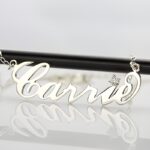 Carry Your Story Close – Sterling Silver Name Necklace with Birthstone – A Cherished Keepsake for You or Loved Ones - Image 2