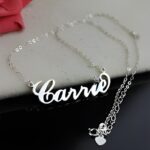 Carry Your Story Close – Sterling Silver Name Necklace with Birthstone – A Cherished Keepsake for You or Loved Ones - Image 3