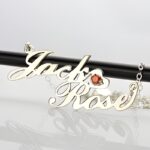 Carry Your Love Close – Double Name Sterling Silver Necklace – For Cherished Connections - Image 2