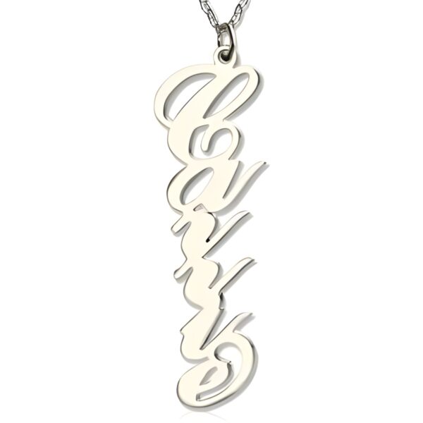 Personalized name necklace in sterling silver