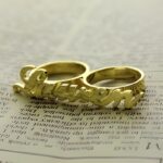 Embrace Your Story – Two-Finger Name Ring in Radiant 18k Gold – For Those Who Dare to Be Unique - Image 4