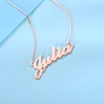 Embrace Your Identity – Rose Gold Name Necklace – A Timeless Treasure for Her - Image 2