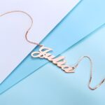 Embrace Your Identity – Rose Gold Name Necklace – A Timeless Treasure for Her - Image 3