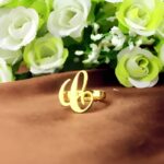 Embrace Your Unique Story – Initial Letter Ring in Radiant 18k Gold – A Timeless Treasure for Her - Image 5