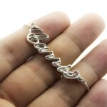 Wear Your Story in Sterling Silver – 3D Name Necklace to Treasure Every Moment - Image 3