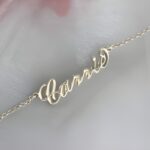 Embrace Your Story – Sterling Silver Name Bracelet in Elegant Carrie Script – For Her, A Timeless Treasure - Image 3