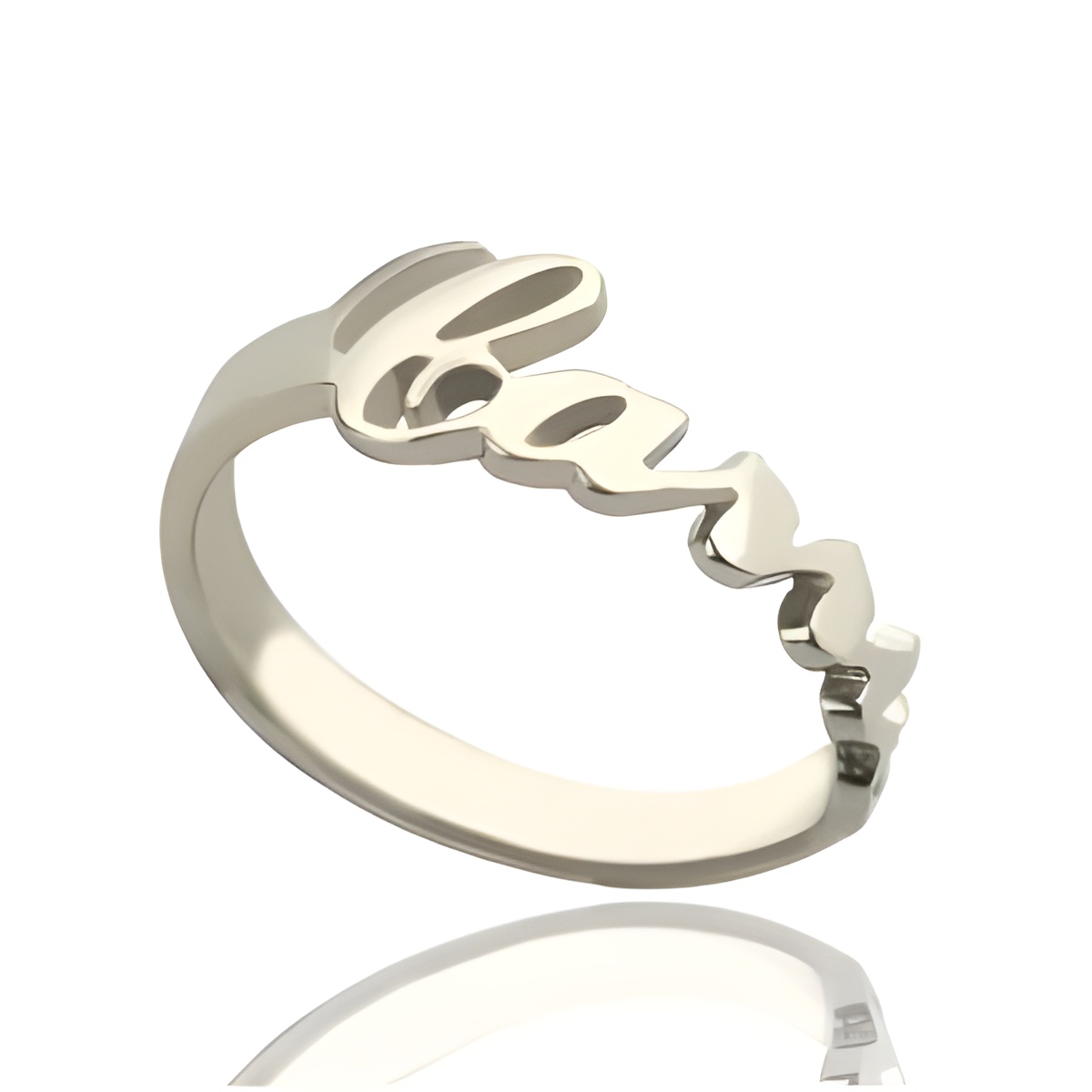 Personalized name ring for her, a timeless treasure