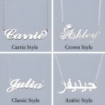 Personalized name necklace for her, embracing your story