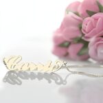 Embrace Your Story – Sterling Silver Carrie Name Necklace – A Timeless Treasure for Loved Ones - Image 2