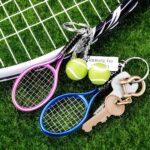 Celebrate Every Serve – Engraved Tennis Racket Keychain – For Players and Fans Alike - Image 4