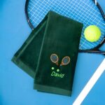 Celebrate Every Serve – Custom Tennis Name Towel – For Players Who Shine on Court - Image 2