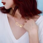 Embrace Endless Journeys – Mountain Infinity Name Necklace – A Timeless Tribute for Her - Image 4
