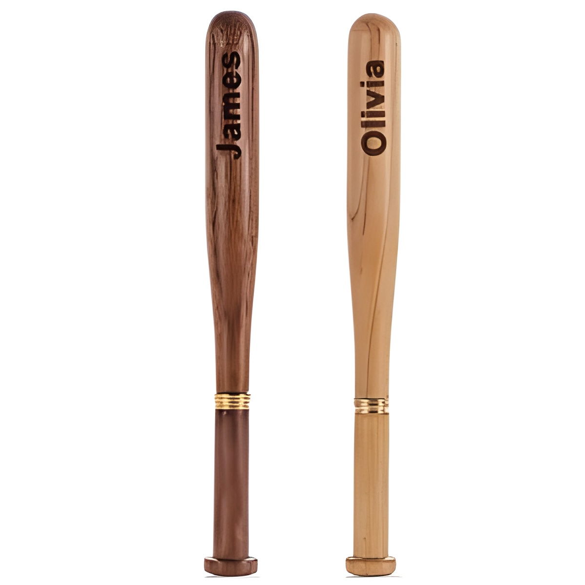 Engraved wooden baseball bat pen for baseball lovers