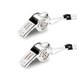 Engraved sports whistle for coaches and referees