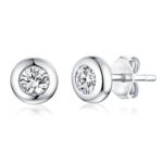 Embrace Your Inner Light – Sterling Silver Gemstone Stud Earrings – For Her Special Moments - Image 2