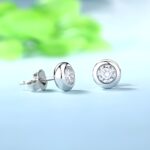 Embrace Your Inner Light – Sterling Silver Gemstone Stud Earrings – For Her Special Moments - Image 4
