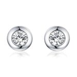 Personalized gemstone stud earrings for her special moments