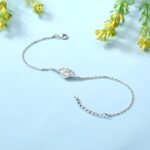 Embrace Protection and Elegance – Sterling Silver Gemstone Evil Eye Bracelet – For Cherished Loved Ones - Image 2
