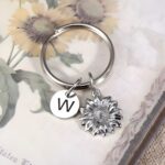Carry Sunshine Close – Engraved Sunflower Stainless Steel Keychain – For Nature Lovers and Bright Spirits - Image 2