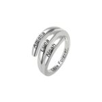 Custom sunbird silver ring symbolizing eternal bonds