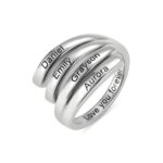 Custom sunbird silver ring for eternal bonds