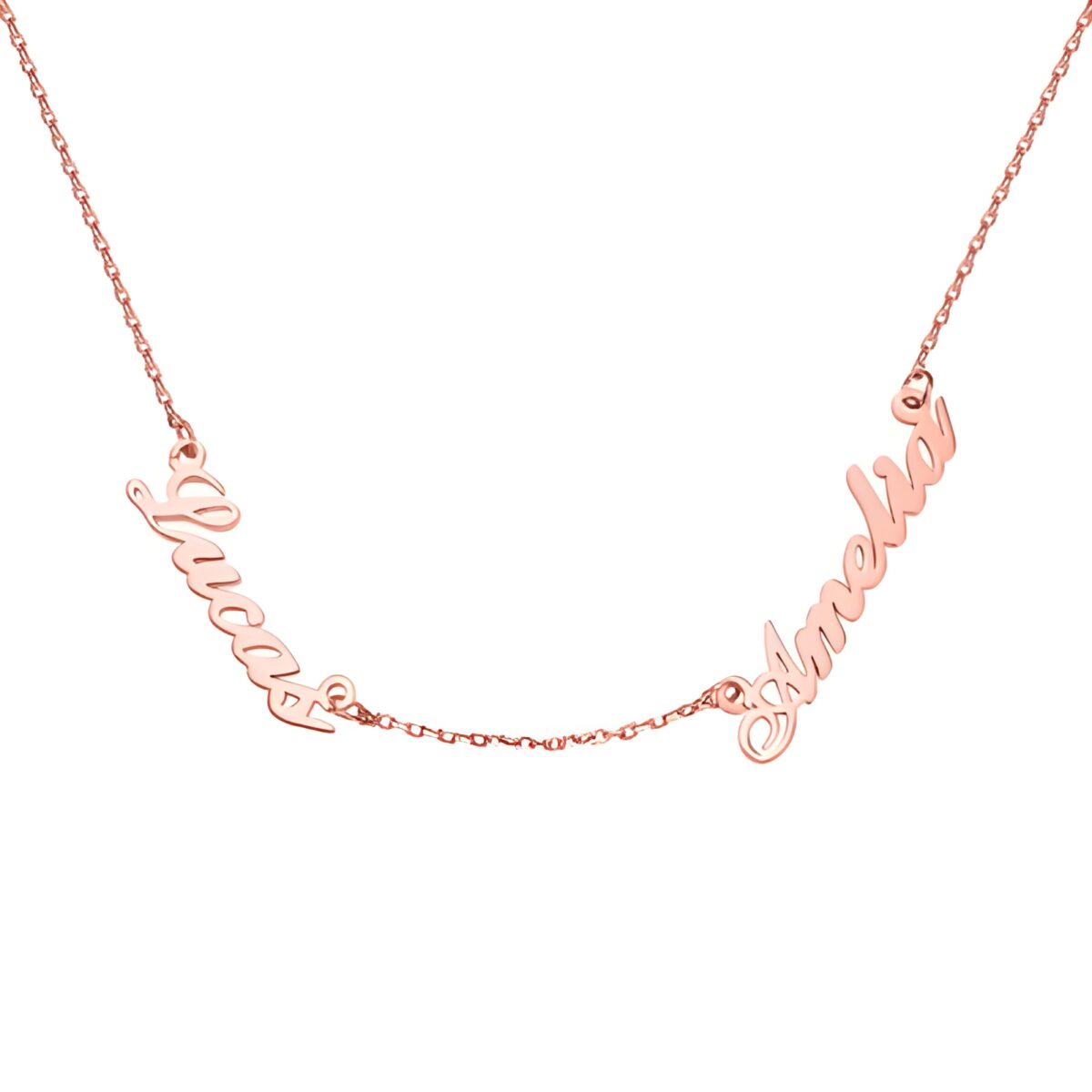 double name necklace for loved ones