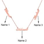 Carry Your Heart Close – Three Name Necklace – A Cherished Keepsake for Loved Ones - Image 2