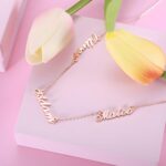 Carry Your Heart Close – Three Name Necklace – A Cherished Keepsake for Loved Ones - Image 4