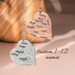 Embrace Your Roots – Heart-Shaped Family Tree Necklace – A Cherished Keepsake for Mom and Loved Ones - Image 8
