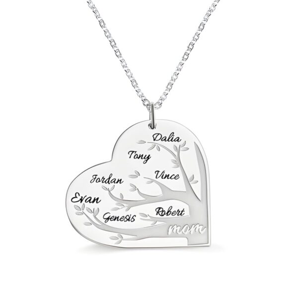 Family tree necklace for mom, a cherished keepsake
