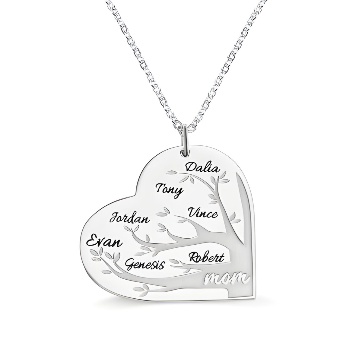 Family tree necklace for mom, a cherished keepsake