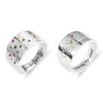 Custom birthstone tree ring for family legacy