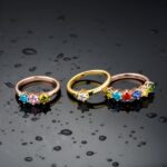 Embrace Your Story – Elegant Multi-Birthstone Ring – A Cherished Keepsake for Mom and Loved Ones - Image 2