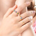 Embrace Your Story – Elegant Multi-Birthstone Ring – A Cherished Keepsake for Mom and Loved Ones - Image 5
