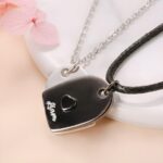 Carry Our Story – Matched Heart Necklace Set – For Couples and Best Friends United by Name - Image 2