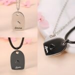 Carry Our Story – Matched Heart Necklace Set – For Couples and Best Friends United by Name - Image 3