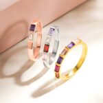 Celebrate Your Loved Ones – Multi-Stone Family Birthstone Ring – A Cherished Keepsake for Every Generation - Image 3