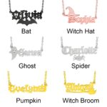 Embrace the Night – Gothic Halloween Name Necklace – A Spellbinding Keepsake for Halloween Enthusiasts - Image 2