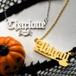 Embrace the Night – Gothic Halloween Name Necklace – A Spellbinding Keepsake for Halloween Enthusiasts - Image 6